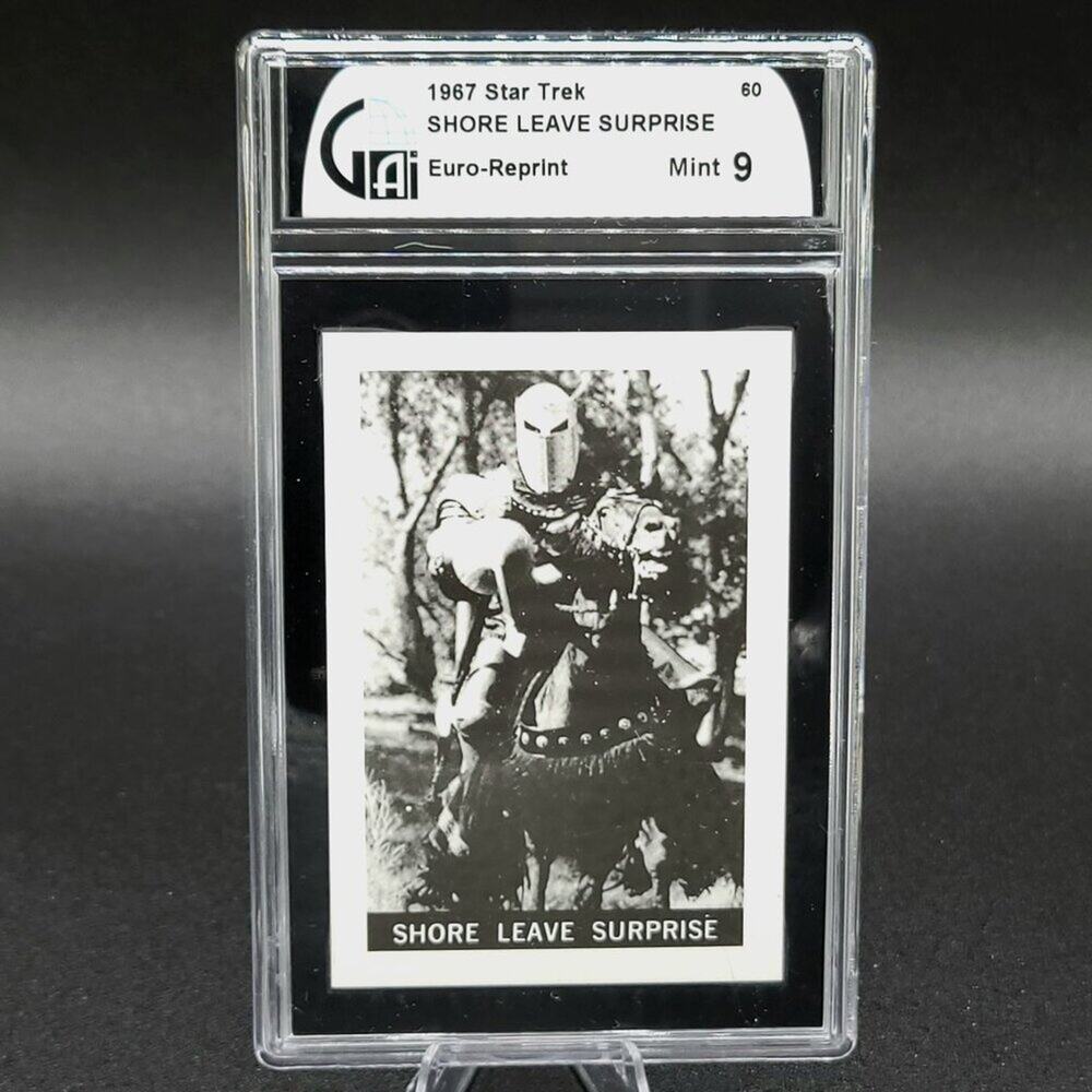 1967 Leaf Star Trek TOS Rare #60 Shore Leave Surprise Graded 9.0 Mint